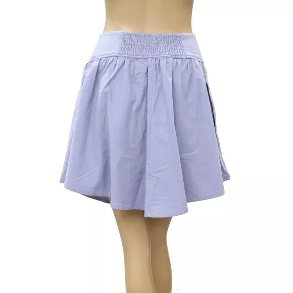 Free People Endless Summer On Holiday Mini Skirt High Waisted Wisteria XS - Picture 7 of 7